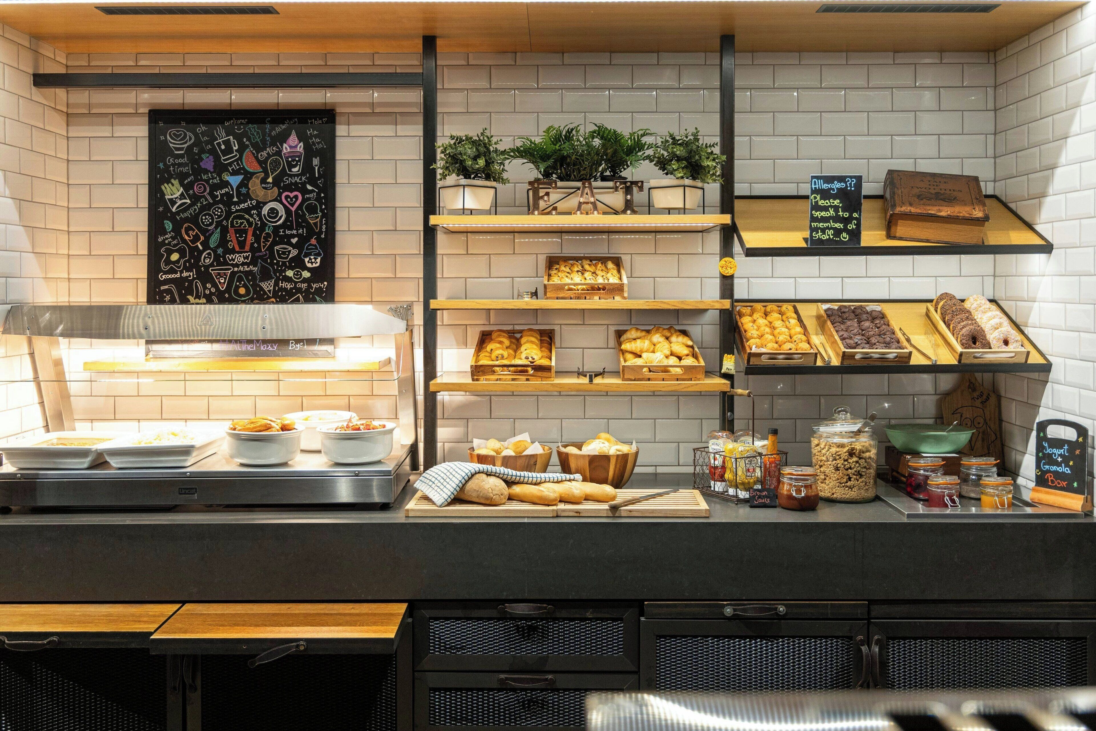 daily continental breakfast (gbp 17 per person)