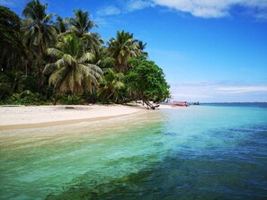 Na praia 