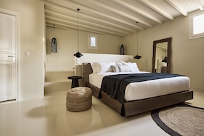 Vila Superior, 2 kamar tidur, teras, pemandangan laut | Brankas dan didekorasi berbeda-beda