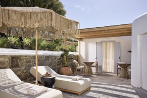 Junior-Doppelzimmer, Terrasse, Gartenblick | Terrasse/Patio