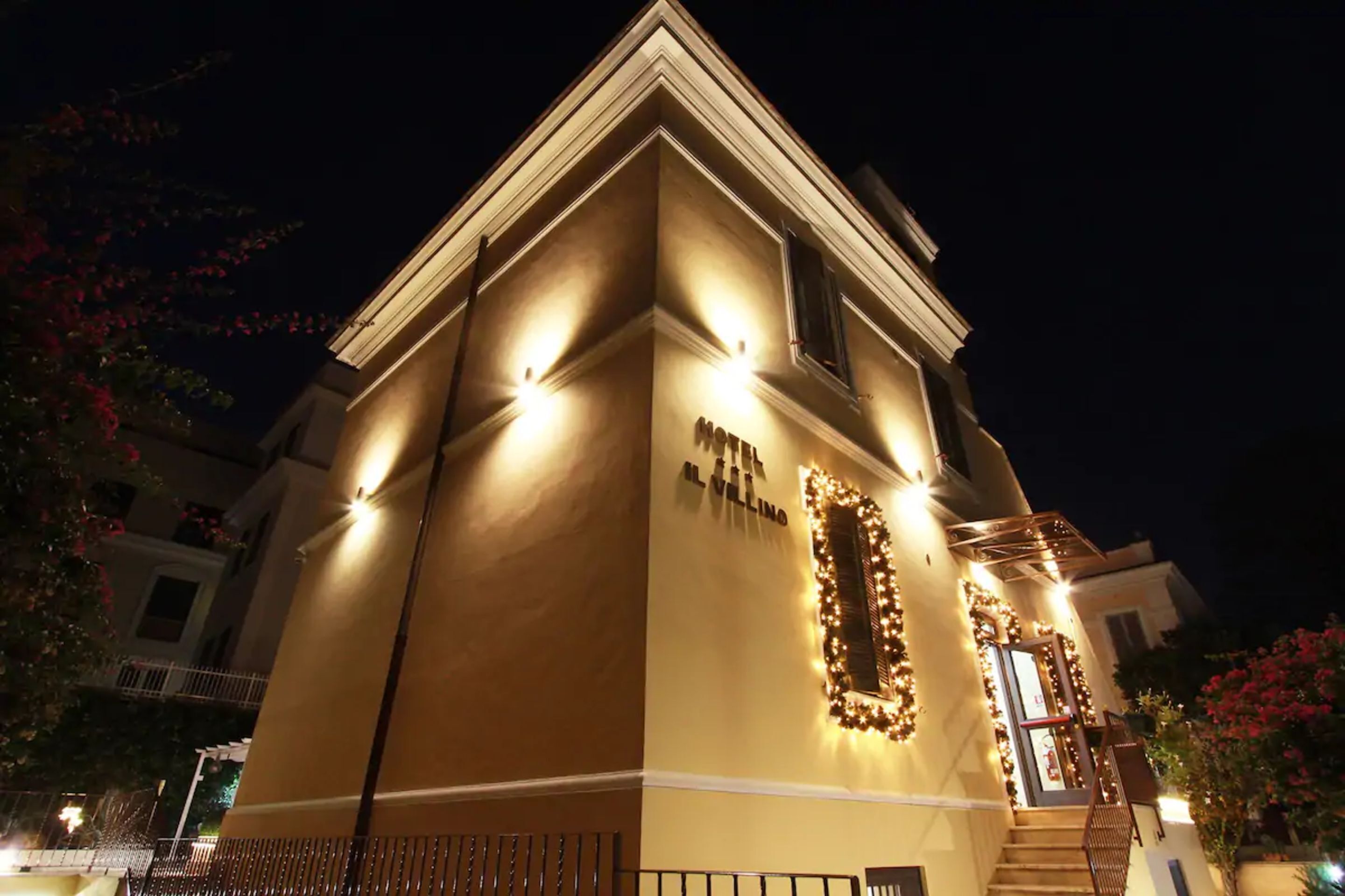 front of property – evening/night