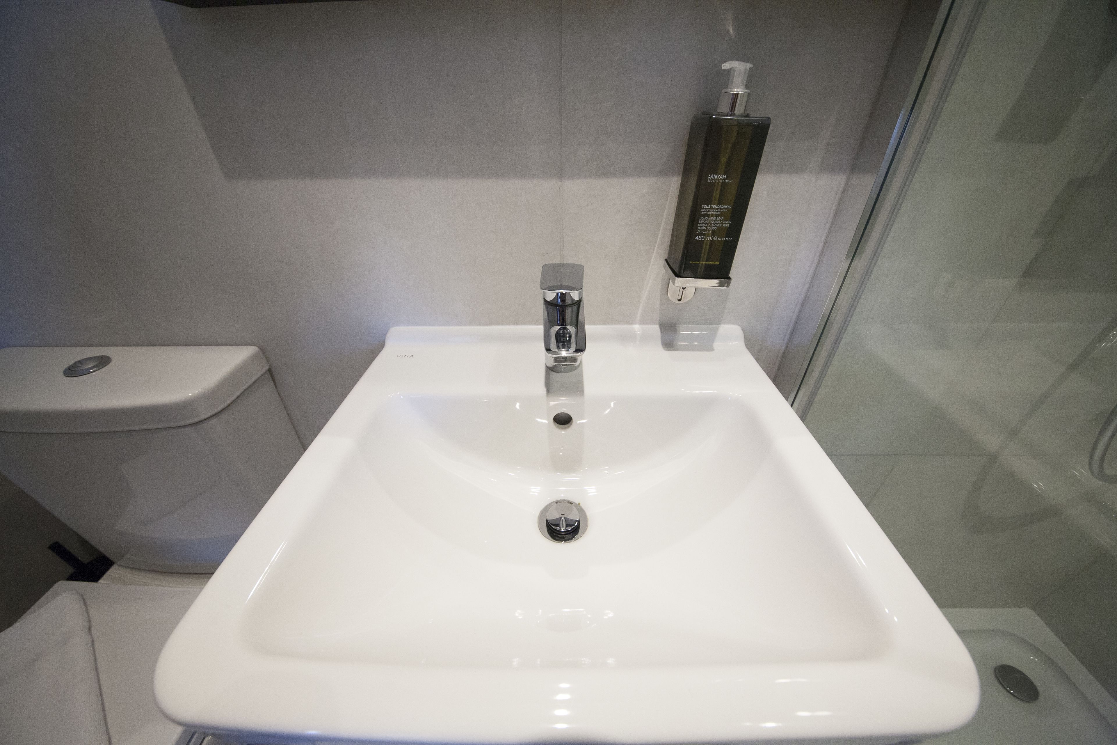 deluxe double room | bathroom sink