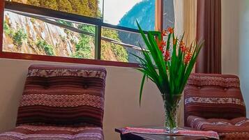 Superior Double Room, 1 Queen Bed | Living area | LCD TV, pay movies