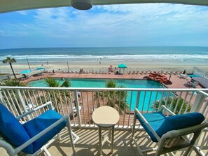 Panoramic Double Room, Kitchen, Ocean View | Terrace/patio