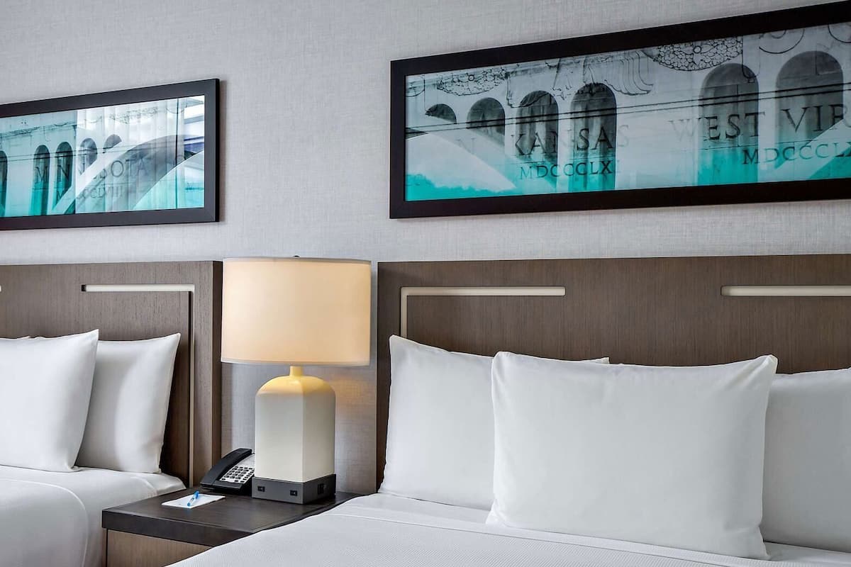 In-room safe, desk, laptop workspace, blackout drapes