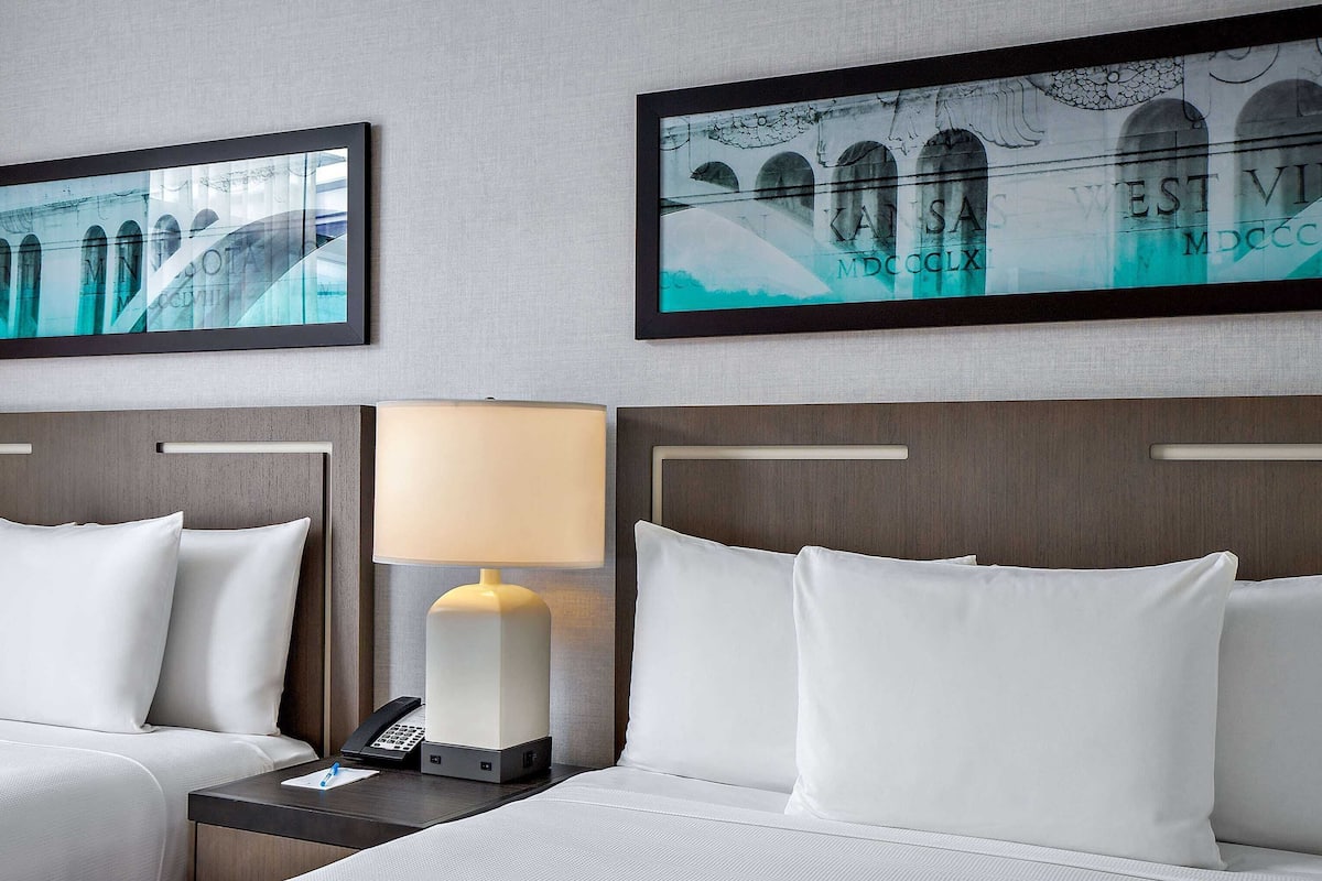 In-room safe, desk, laptop workspace, blackout drapes
