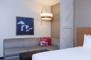 Desk, blackout curtains, iron/ironing board, free WiFi