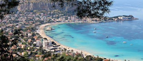 Sulla spiaggia, teli da spiaggia