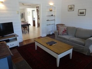 Cottage, 3 Bedrooms | Living area - By the Beach at Catho (Catherine Hill Bay)