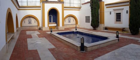 Indoor pool, a heated pool