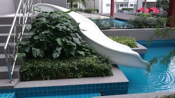 Toboggan aquatique