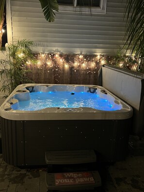 Outdoor spa tub - * Cozy Beach House * Look No Further * (Palm Harbor)