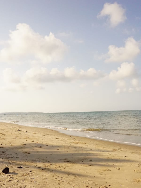 Beach nearby, white sand