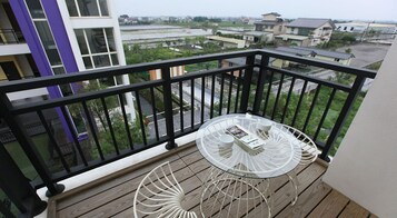 景觀雙人房A | 陽台