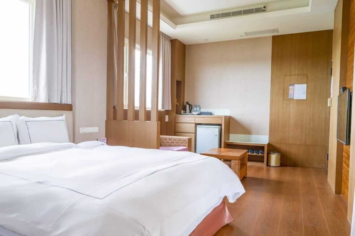 Habitación panorámica doble | Edredones de plumas, cortinas opacas, wifi gratis
