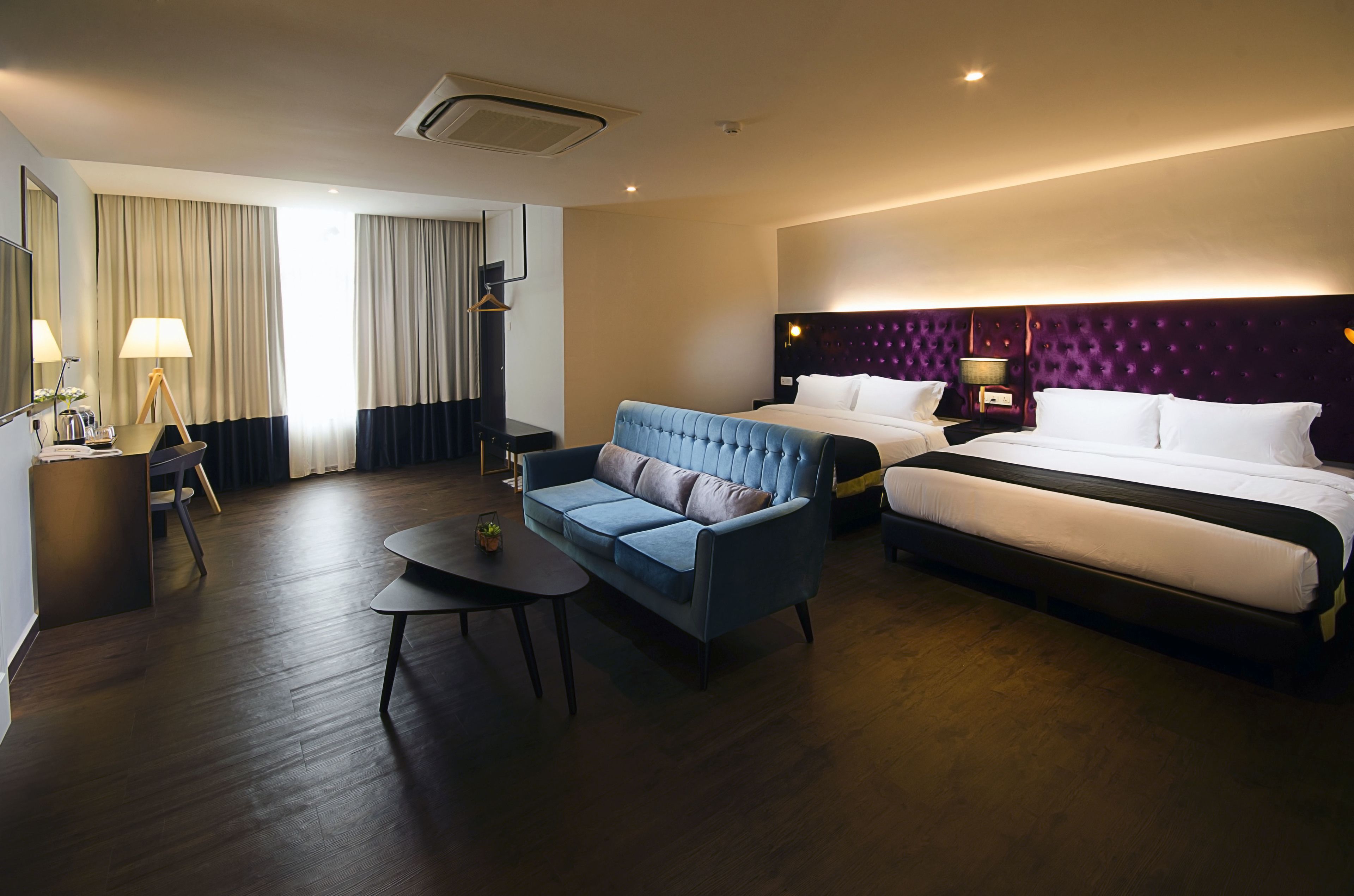 family suite | 1 bedroom, desk, soundproofing, iron/ironing board