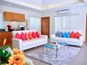 Villa, 2 Bedrooms, Poolside | Living area - Rawai Ka Villa New 2 Bedrooms (Rawai)