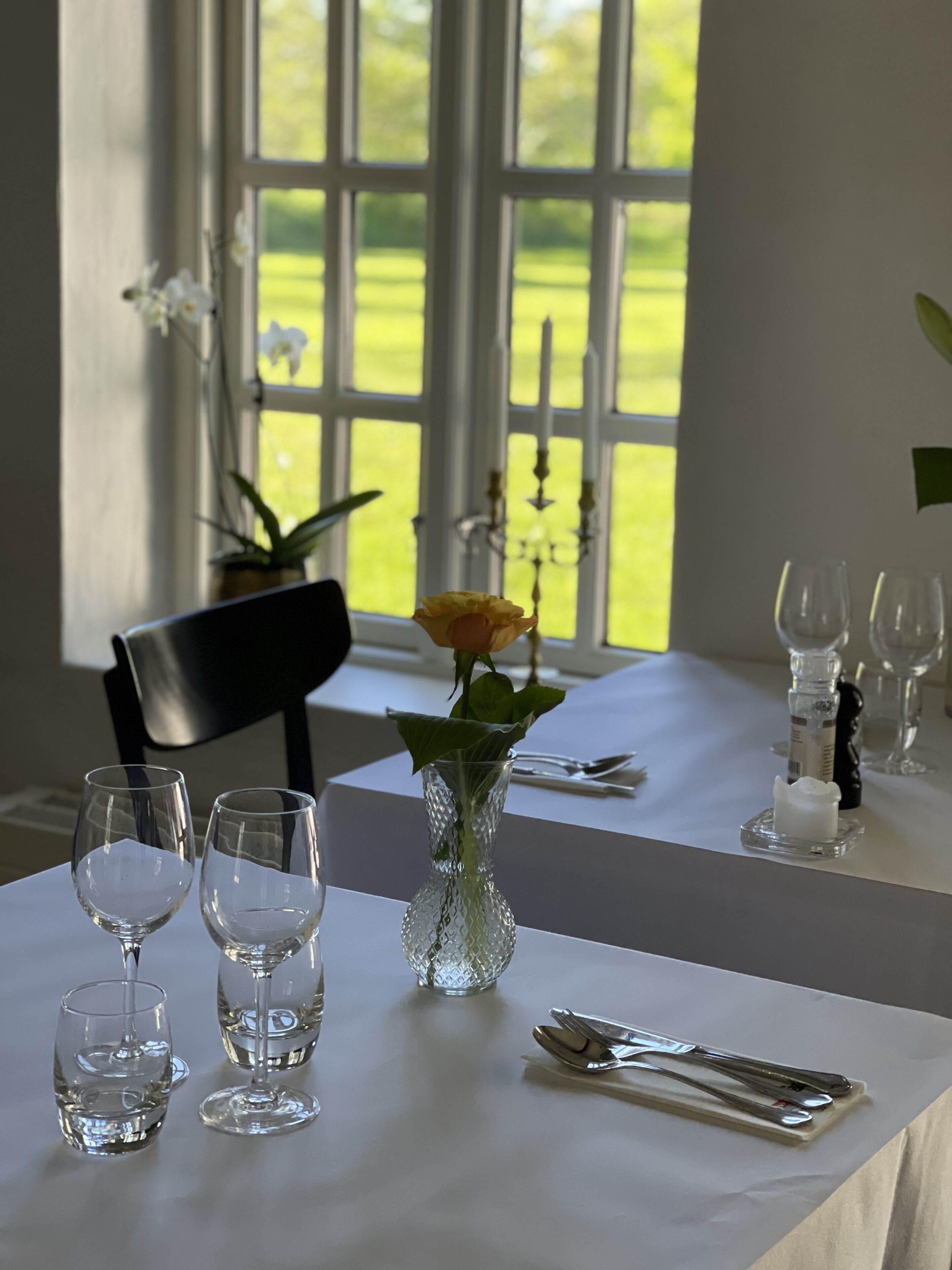 Dîner servi sur place