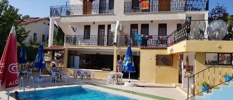 Façade de l’hébergement