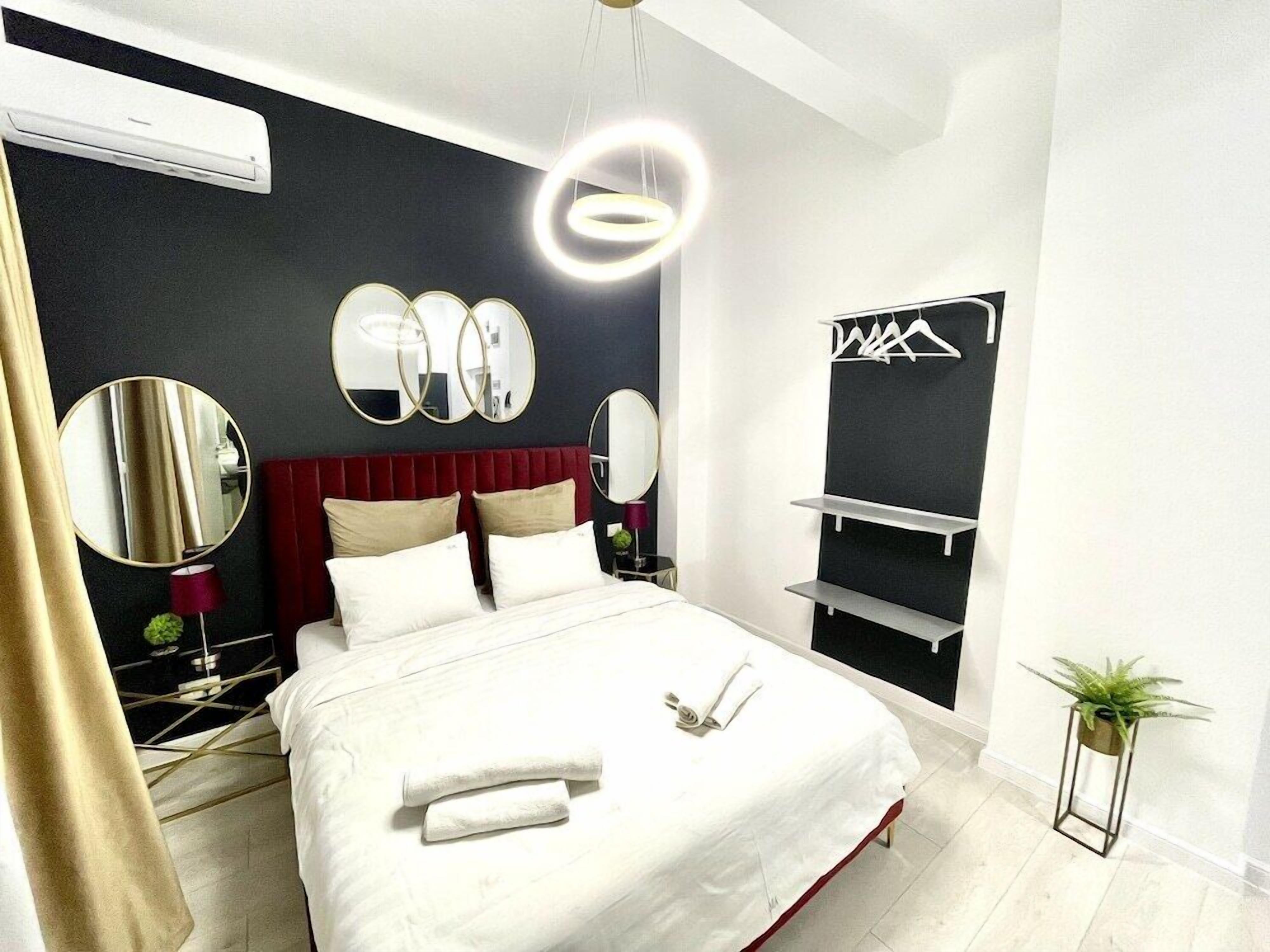 Cadar kapas Mesir, peralatan tempat tidur premium, busa memori 