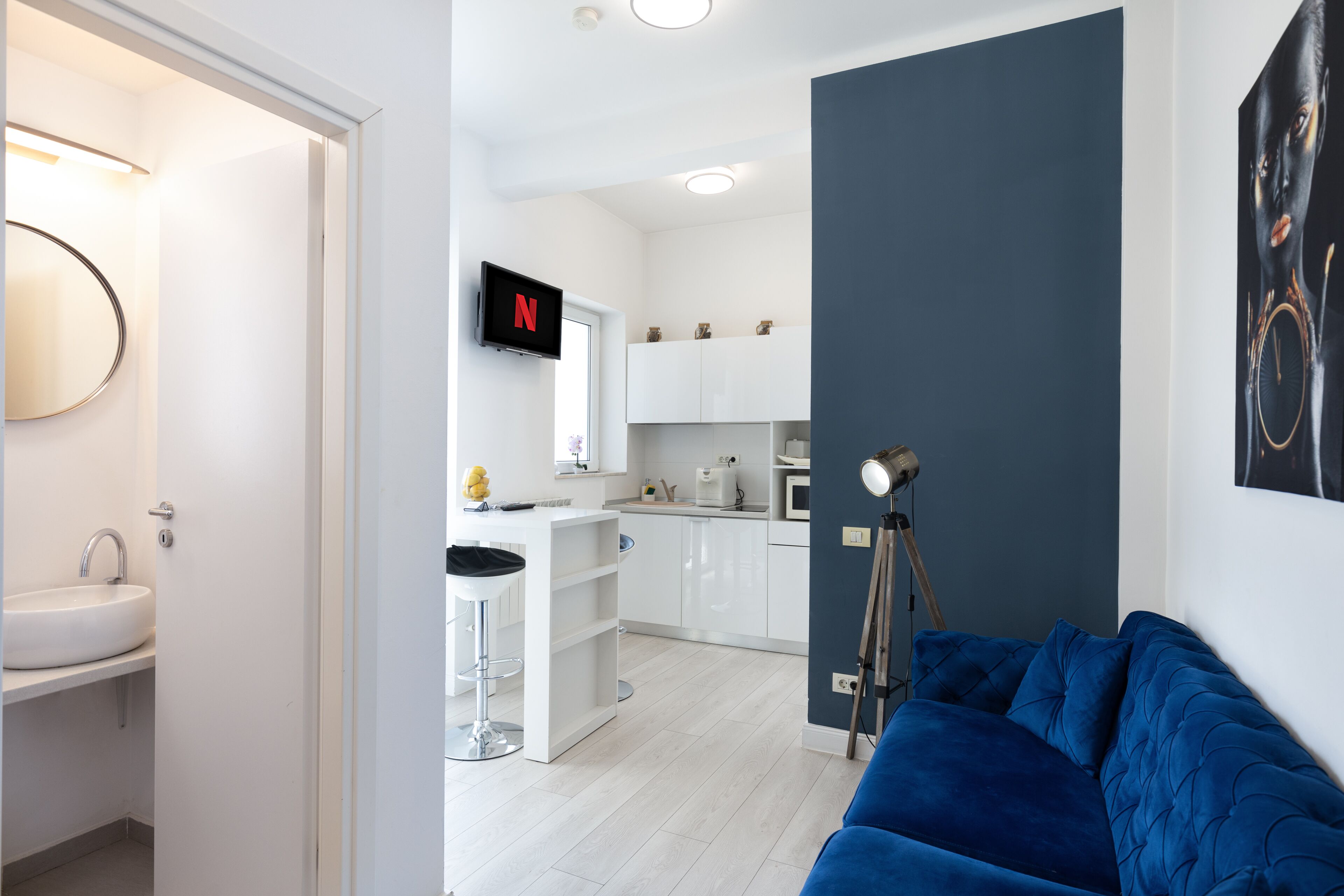 premier suite | private kitchen | mini-fridge, espresso maker, coffee/tea maker, electric kettle