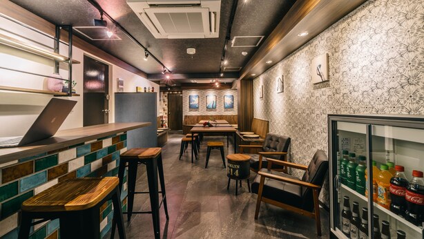 Café - IKIDANE House Namba Osaka - Hostel (Osaka)