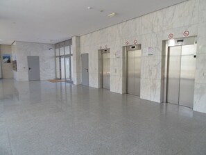 Interior entrance
