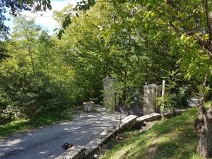 Majoituspaikan sisäänkäynti