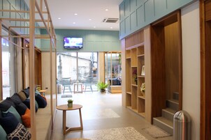 Zona de estar del vestíbulo