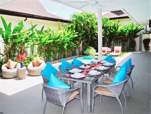 Villa, 4 Bedrooms, Poolside | Terrace/patio - Ka Villa Rawai : Peaceful 4 Bedrooms (Rawai)