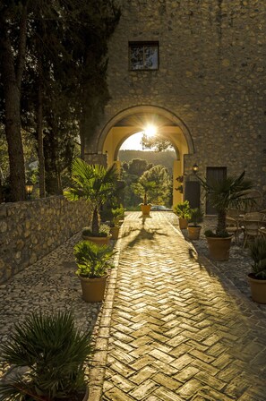 Entrada de la propiedad