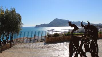 Vue depuis lâhĂ©bergement