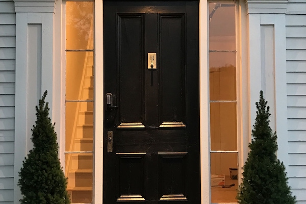 Front of property – evening/night
