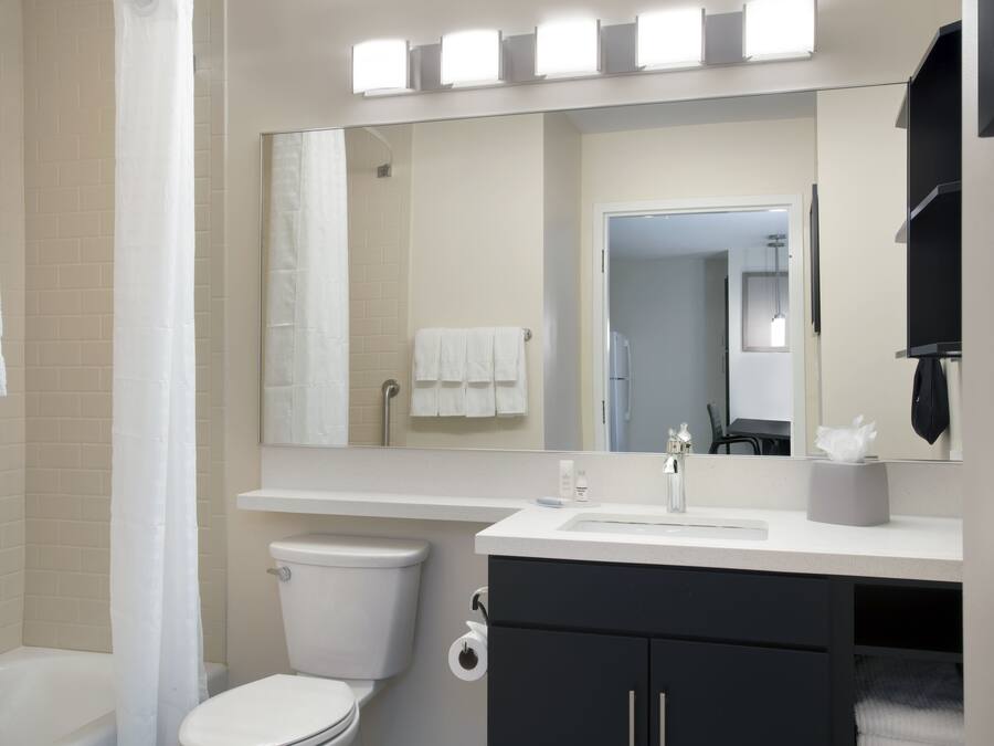 Free toiletries, hair dryer, towels