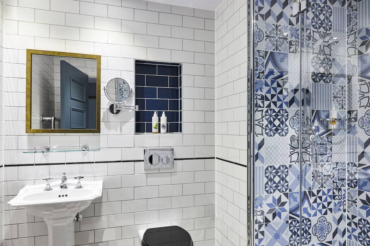 free toiletries, hair dryer, slippers, towels