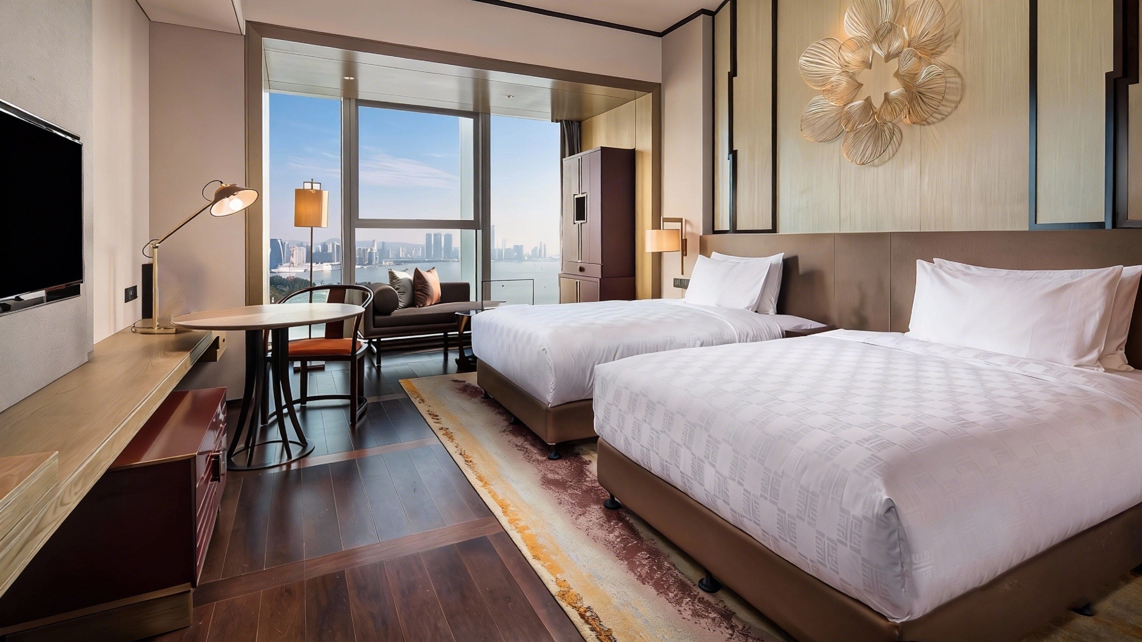 Premium bedding, minibar, in-room safe, desk