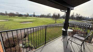 Superior Suite, 1 King Bed, Fireplace, Golf View | Terrace/patio