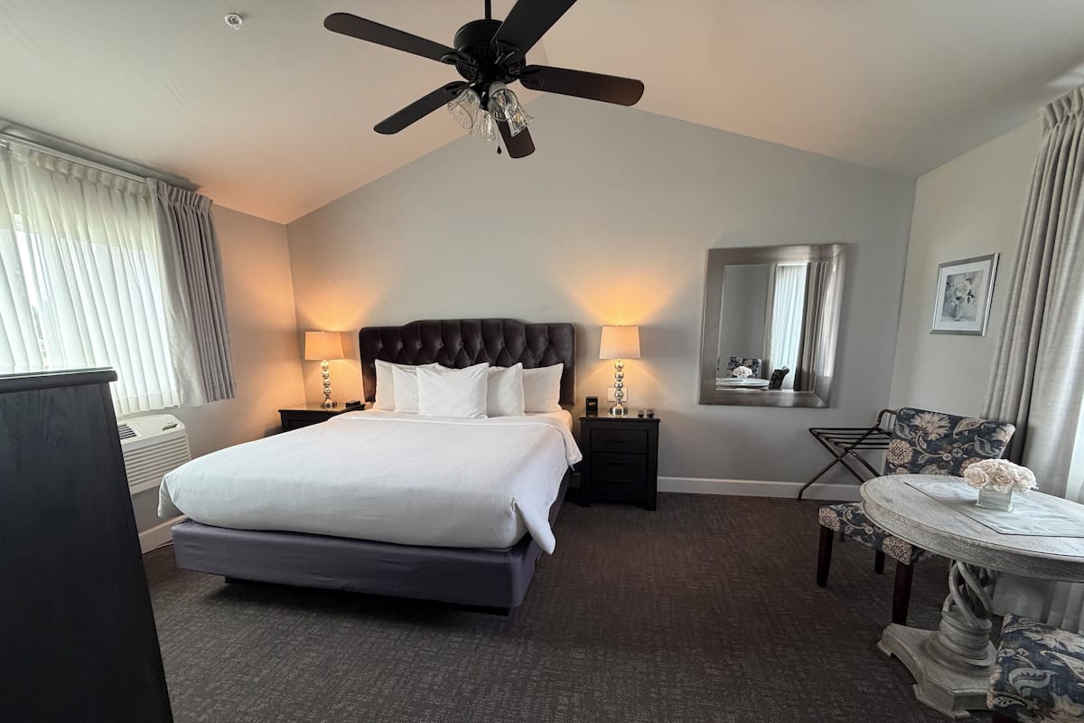 Superior Suite, 1 King Bed, Fireplace, Golf View | 1 bedroom, premium bedding, pillowtop beds, blackout drapes