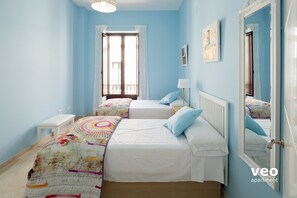 2 dormitorios, tabla de planchar con plancha, wifi y ropa de cama