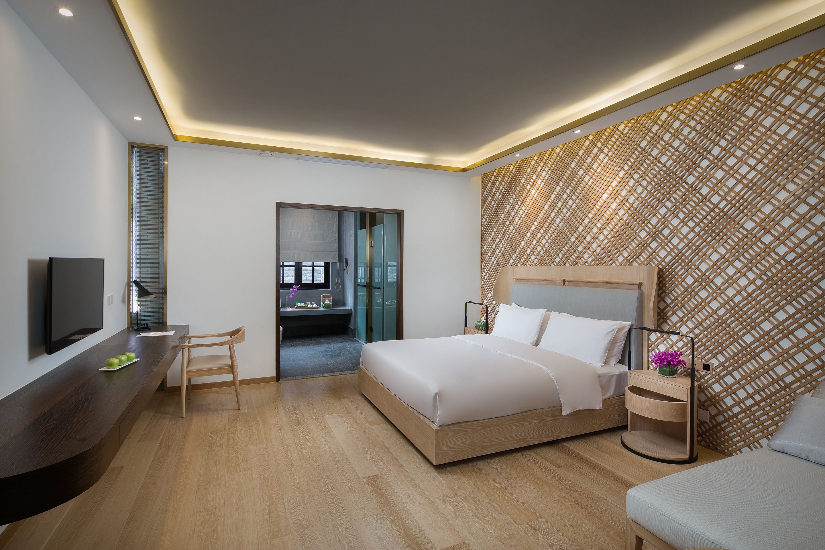 deluxe room | premium bedding, down duvets, select comfort beds