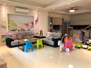 Sala de estar en el lobby