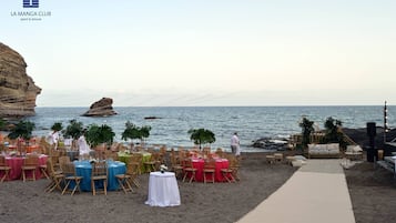 AuĂenbereich fĂŒr Bankette