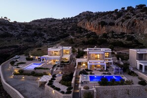 Exterior - Urban island villa, sublime sea view nature area (Rhodes)