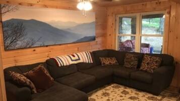 Smart TV, fireplace, video games