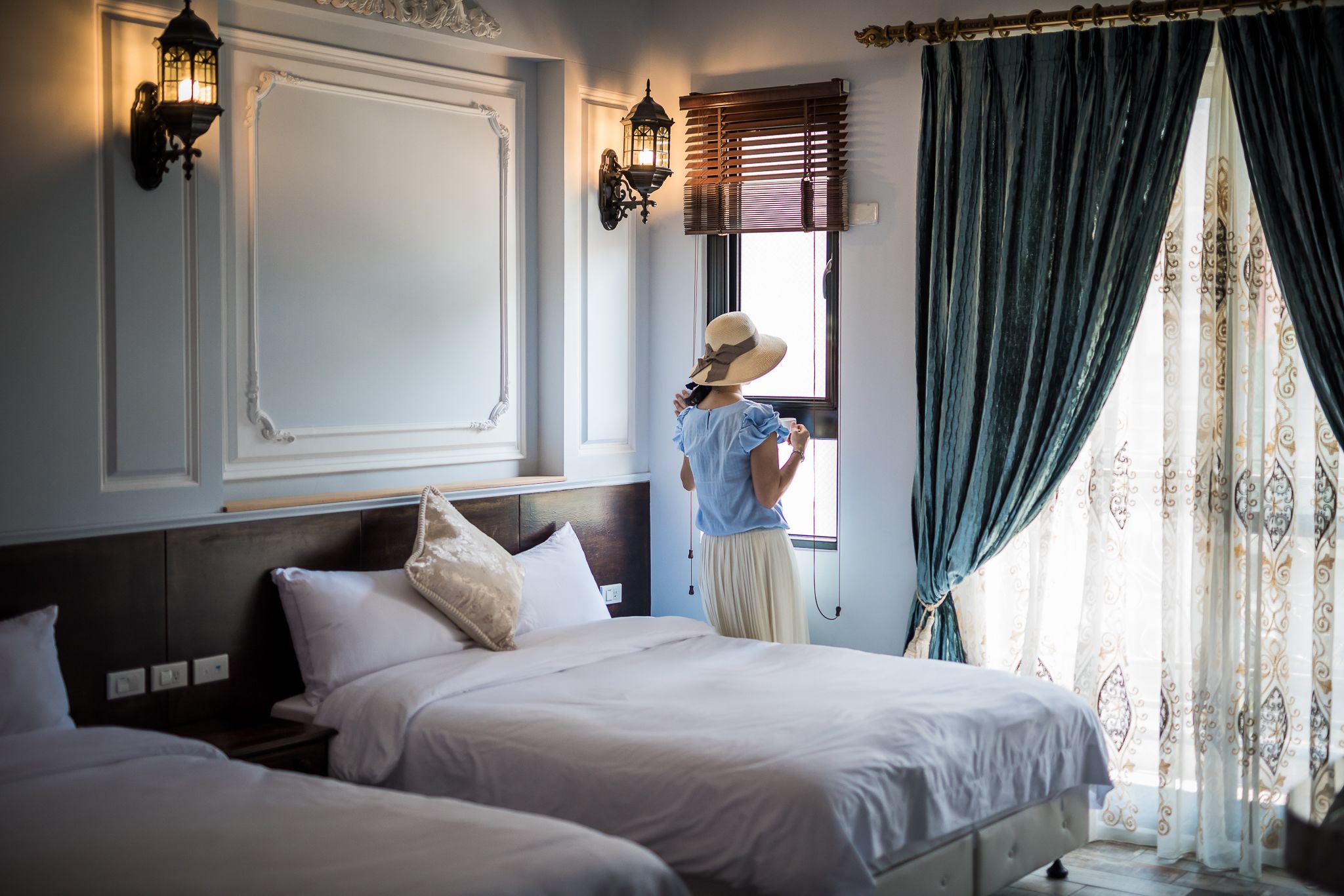 Royal Double or Twin Room, 2 Double Beds | Individually furnished, blackout drapes, soundproofing, free WiFi