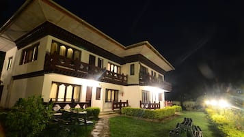 Front of property – evening/night