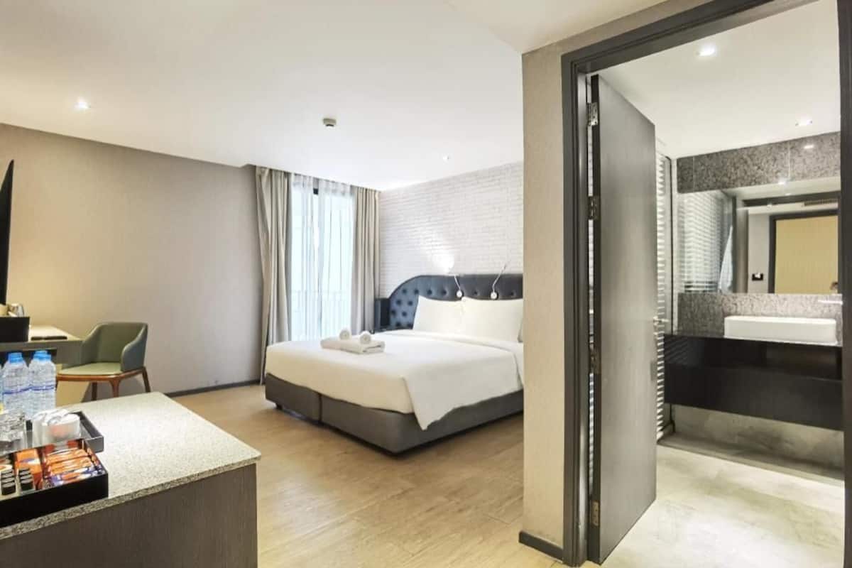 1 間臥室、迷你吧、客房內保險箱、獨特裝潢