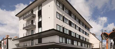 Façana frontal de l'allotjament