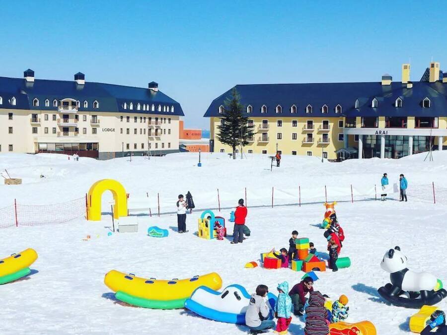 Utendørs lekeområde for barn