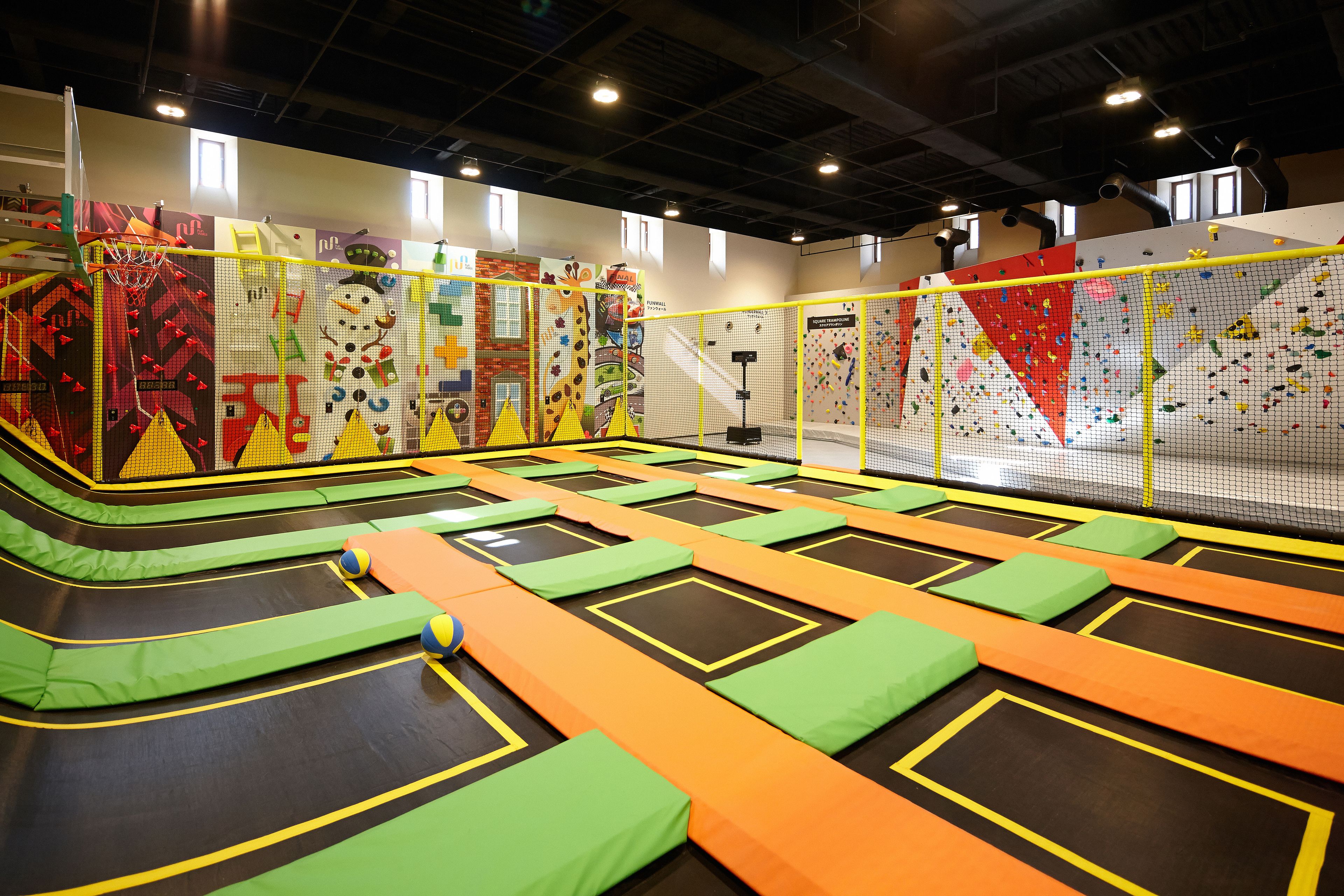 rock climbing wall – indoor